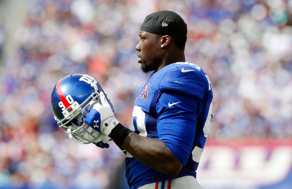 Jason Pierre Paul #90 of the New York Giants