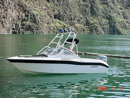 Jefferson Co. SO Marine Patrol on Lake Billy Chinook