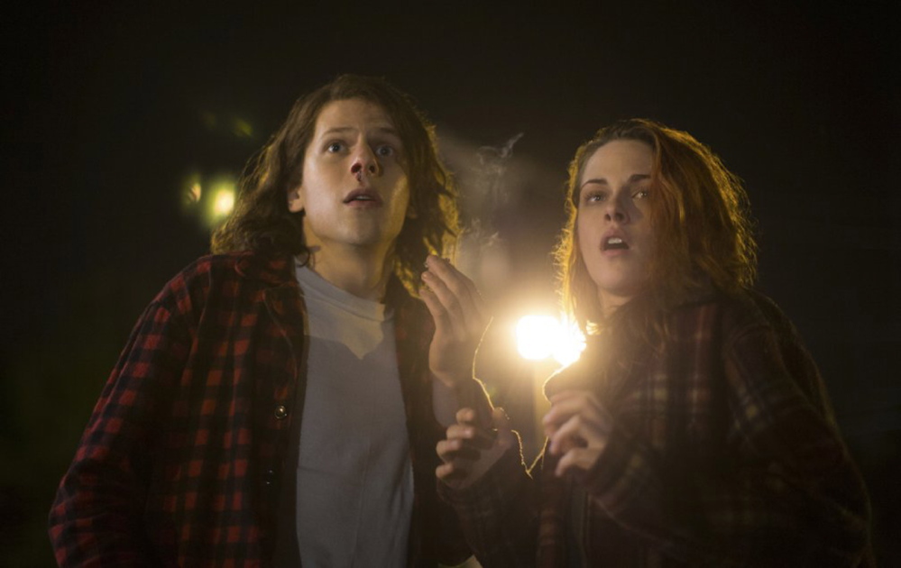 Jesse Eisenberg and Kristen Stewart