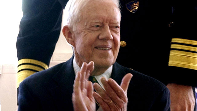 Former U.S. President Jimmy Carter says he has cancer and will undergo treatment at an Atlanta hospital