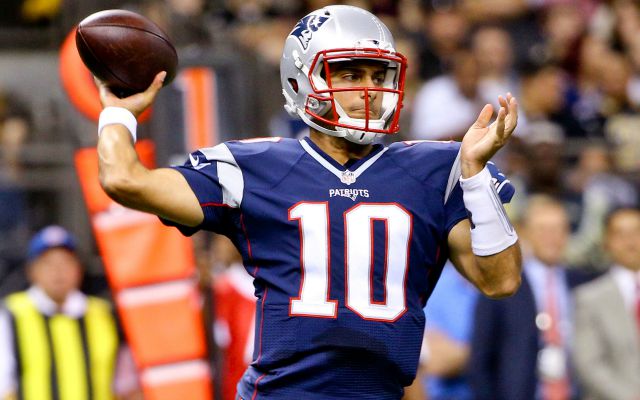 Jimmy Garoppolo proved that he should be able to fill in for Tom Brady