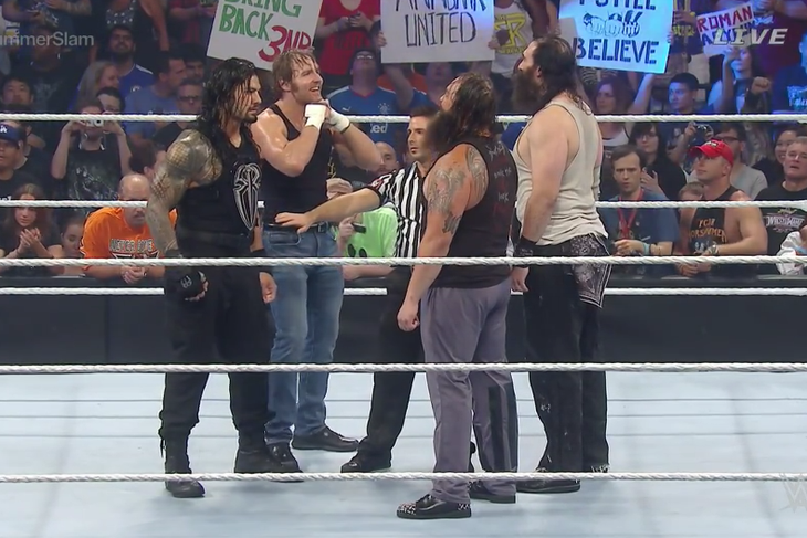 SummerSlam 2015 results: Roman Reigns and Dean Ambrose wreck the Wyatt Family