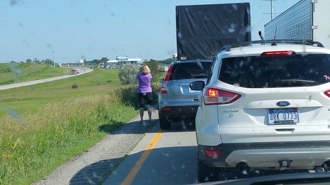 June 23 crash scene near Dalton MN