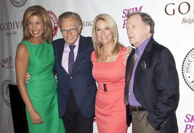 TV Hosts Hoda Kotb Larry King Kathie Lee Gifford and Dick Cavett