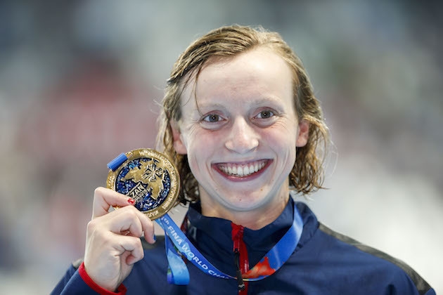 Katie Ledecky shatters own 1500-meter world record again