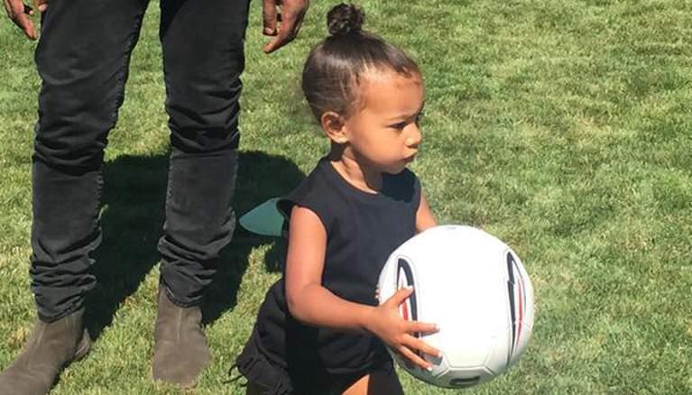 Kim Kardashian is a Proud Soccer Mom