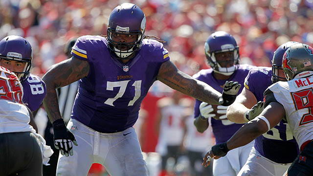 Phil Loadholt Minnesota Vikings Offensive Tackle