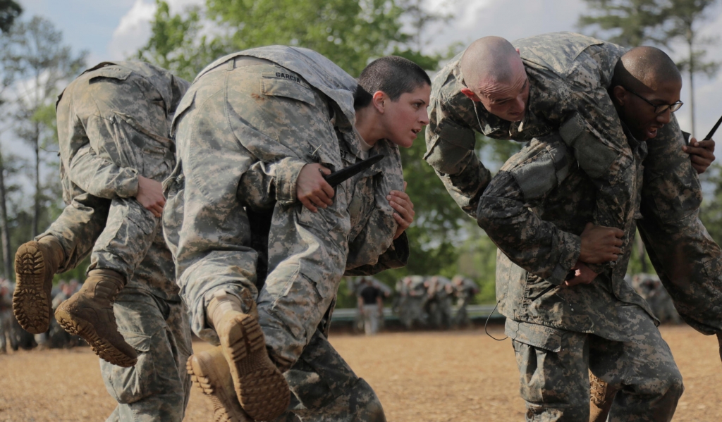 Kirsten Griest goes through training at Ranger School at Fort Benning