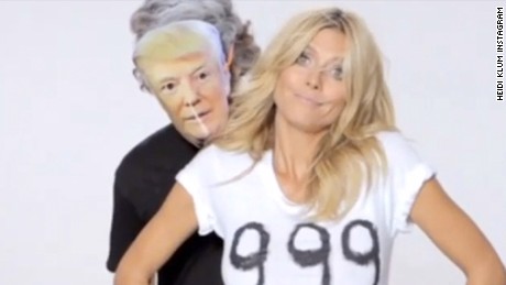 Walking Lint Trap Donald Trump Disses Heidi Klum's Looks