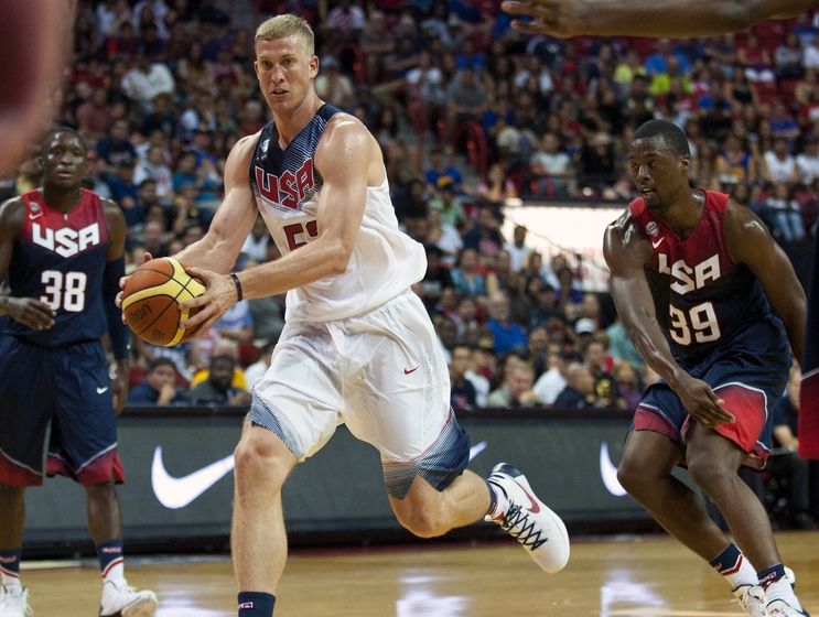 Mason Plumlee Harrison Barnes big in Team USA Exhibition