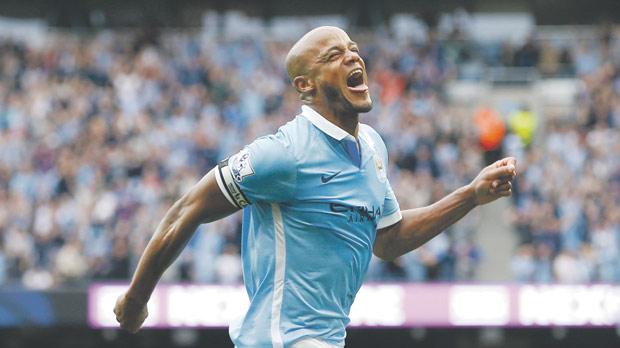 Elated... Vincent Kompany