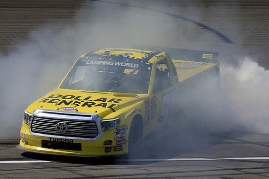 Kyle Busch heads to Bristol having won the last two Camping World Truck Series races