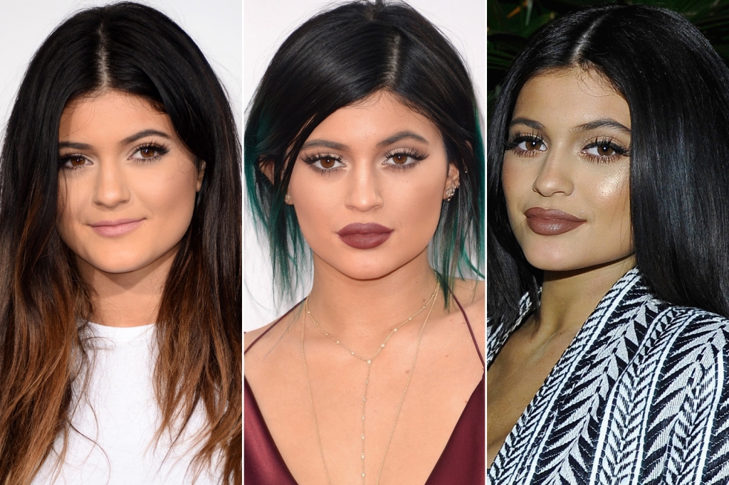 Kylie Jenner in December 2013 November 2014 and April 2015