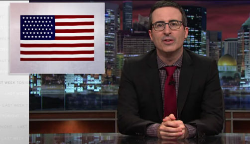 Lack of voting rights in the District of Columbia is inspiring HBO's John Oliver to siing