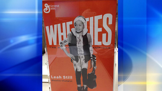 Leah Still's Wheaties box cover