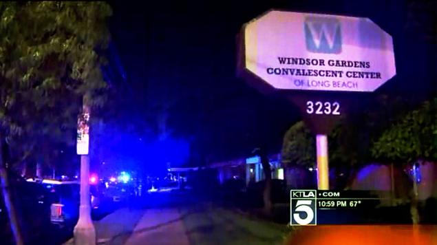 A man stabbed at least six people outside Windsor Gardens Convalescent Center in Long Beach Calif. Friday night police said