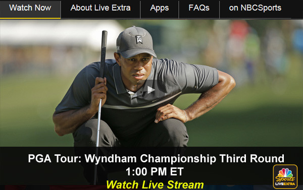 PGA Live Stream Watch Wyndham Championship Third Round as Woods Makes a Run