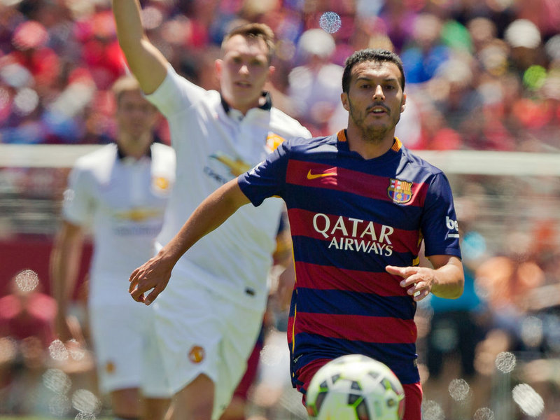 Manchester United are interested in signing Pedro from Barcelona