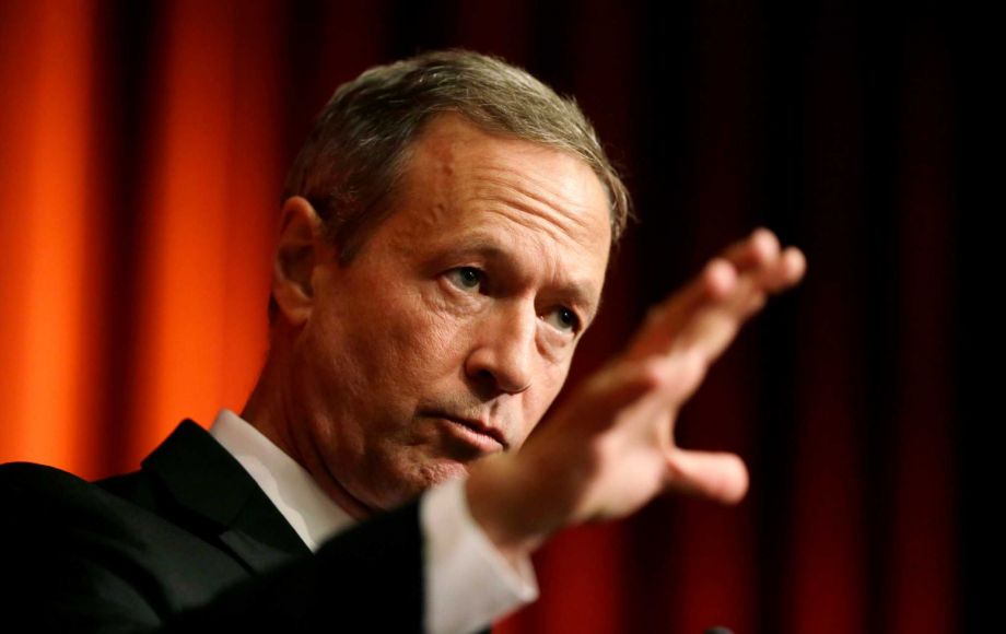 Democratic presidential candidate former Maryland Gov. Martin O'Malley speaks during the Iowa Federation of Labor AFL-CIO Presidential Forum Thursday Aug. 6 2015 in Altoona Iowa