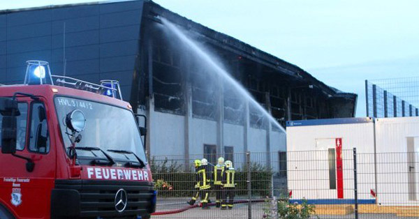 Arson attack in refugee shelter near Berlin