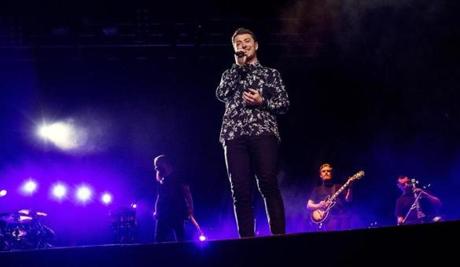 Sam Smith performed at Lollapalooza on Saturday evening in Chicago