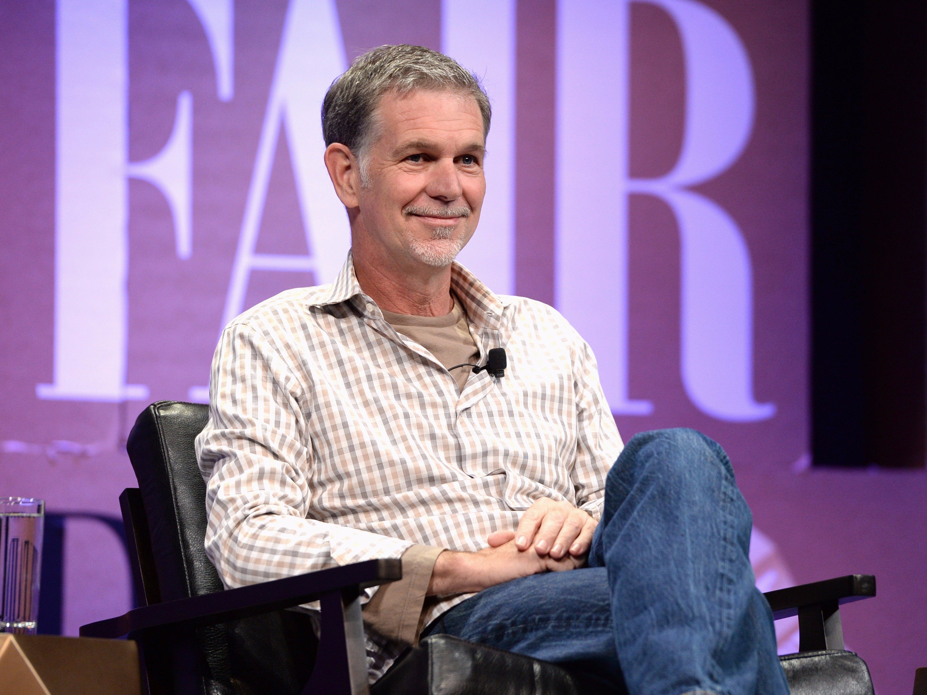 Michael Kovac  GettyNetflix CEO Reed Hastings a dad