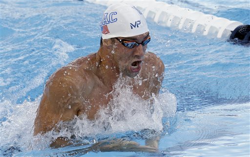 Michael Phelps competes in the finals of the men's 200-meter breaststroke at the the U.S. swimming nationals Monday Aug. 10 2015 in San Antonio. Phelps finished fifth