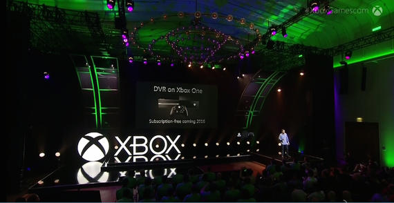 Microsoft announced DVR functionality for the Xbox One               Screenshot