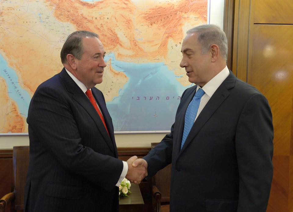 GOP hopeful Huckabee says West Bank is part of Israel