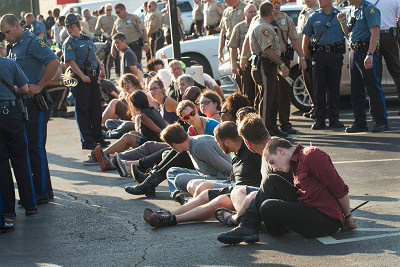 Police: Man shot near Ferguson protest critically injured