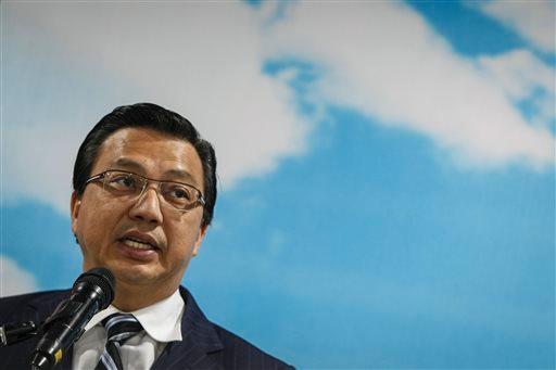 Malaysian Transport Minister Liow Tiong Lai speaks at an event in Shah Alam Malaysia Wednesday Aug. 12 2015. Malaysian officials said Wednesday they are considering to bring back the debris if confirmed to be from Malaysia Airlines Flight 370. Last wee