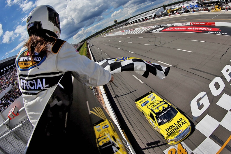 Busch bounces back into Trucks with Pocono win