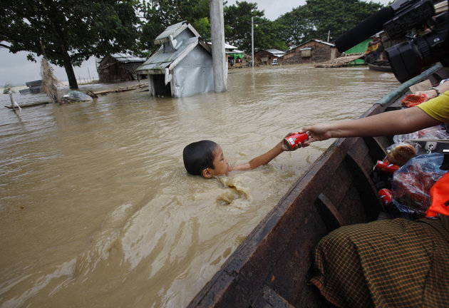 Nearly 1 million affected by Myanmar floods; 99 dead