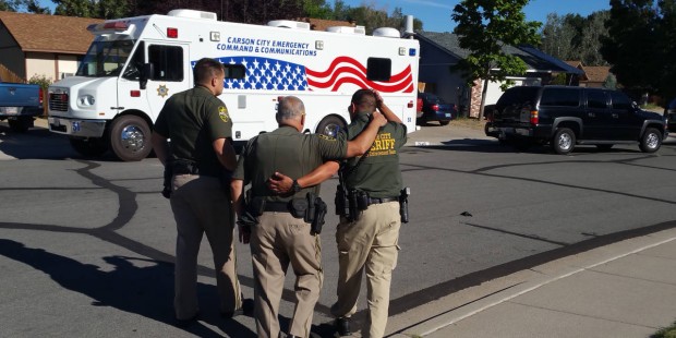 A Nevada deputy was killed while responding to a domestic disturbance