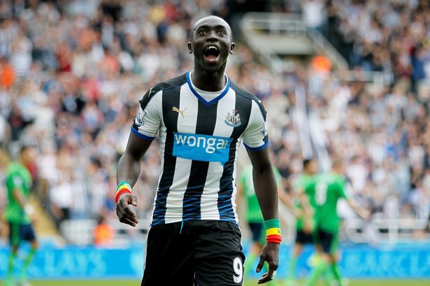 Newcastle United's Papiss Cisse celebrates his equaliser against Southampton