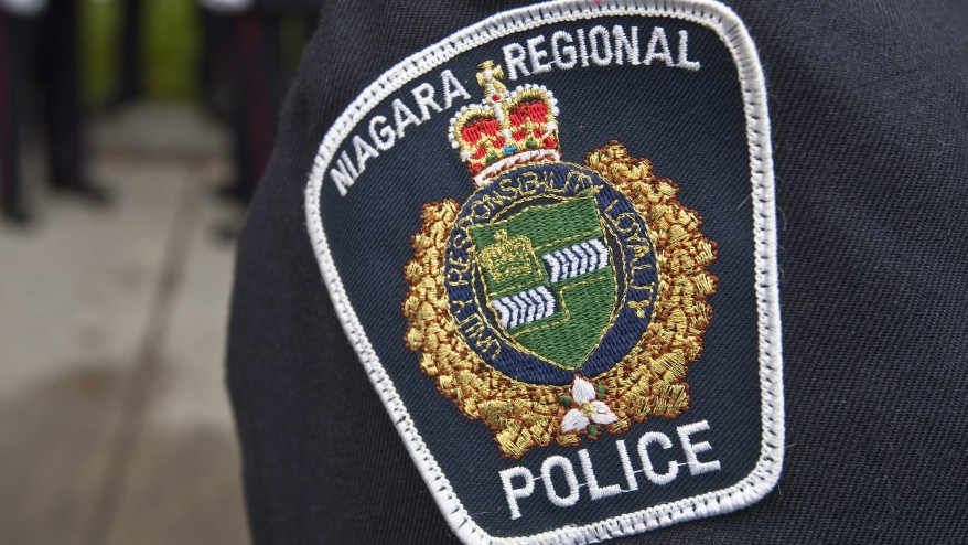 Niagara Regional Police badge. The Canadian Press Images  Francis Vachon