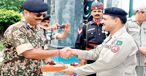 India BSF at wagah border