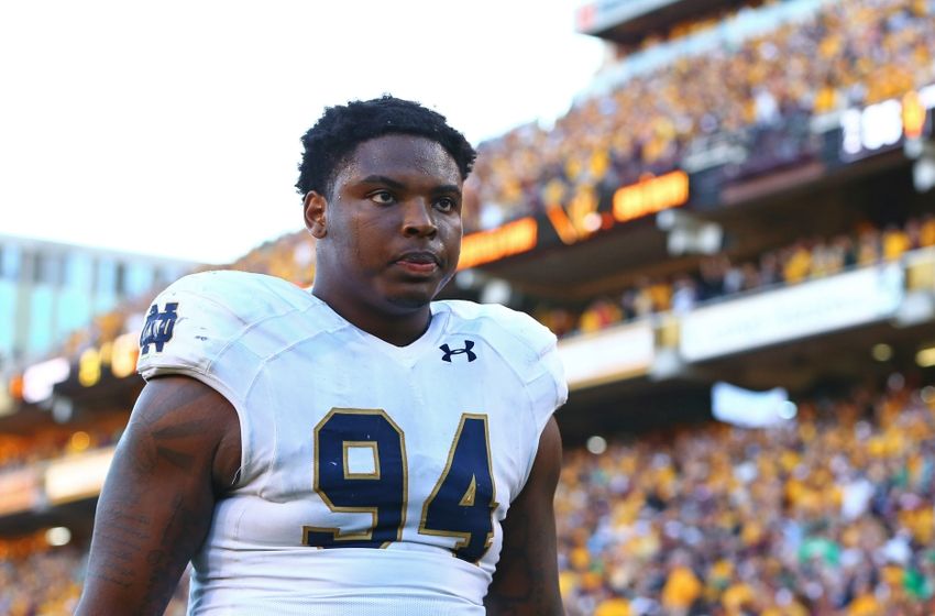 Notre Dame DT Jarron Jones suffers ‘devastating’ knee injury