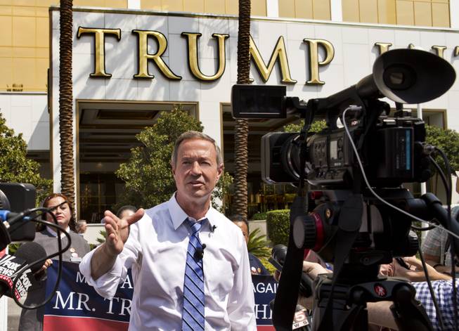 Democrat Martin O'Malley to campaign outside Trump hotel