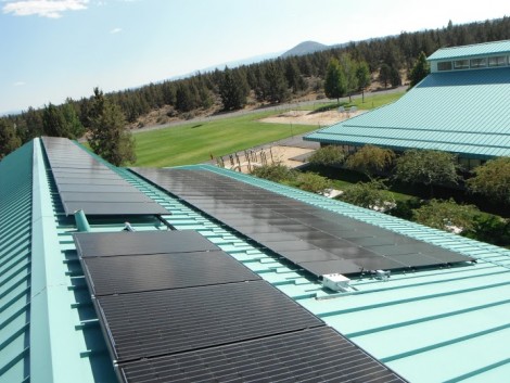 Solar on Lava Ridge School Oregon