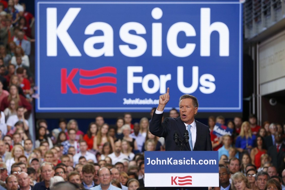 Ohio Gov John Kasich formally announces his campaign for the 2016 Republican presidential nomination