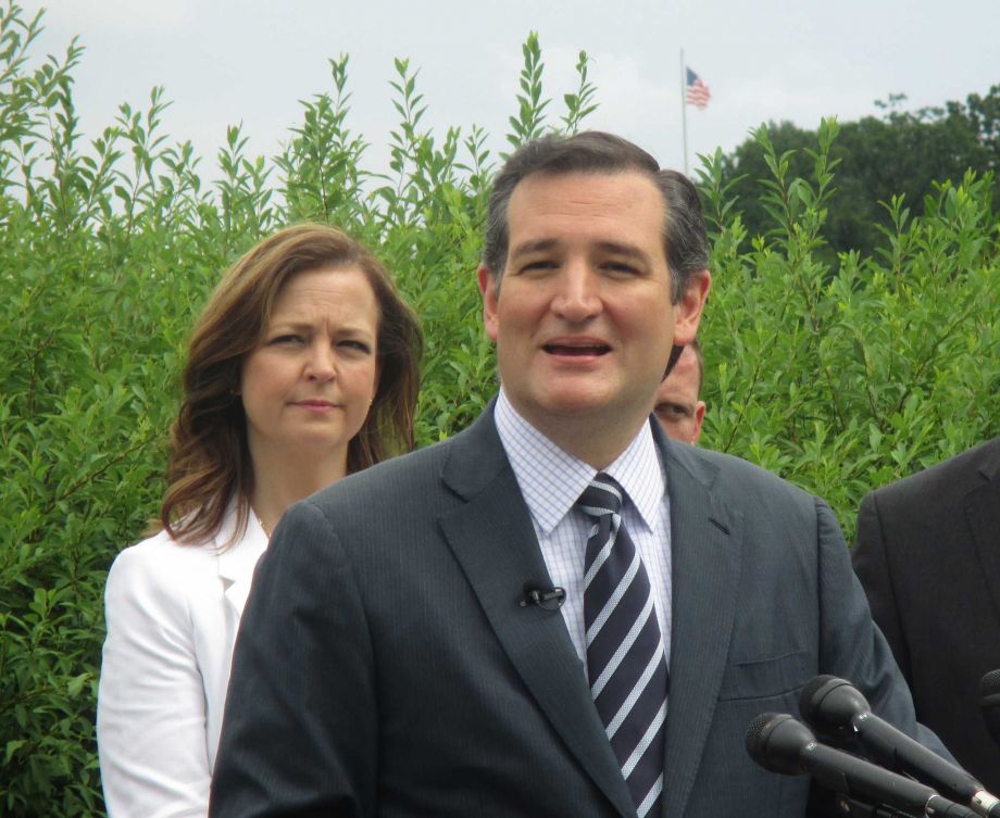 Ted Cruz speaks at a press conference today about the Export Import Bank