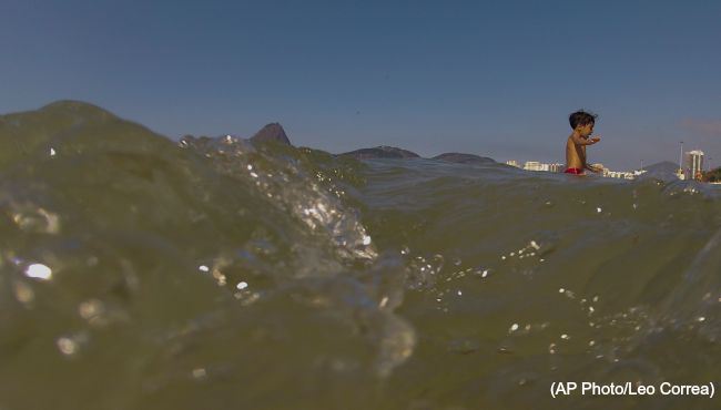 Kid Swimming in Rio