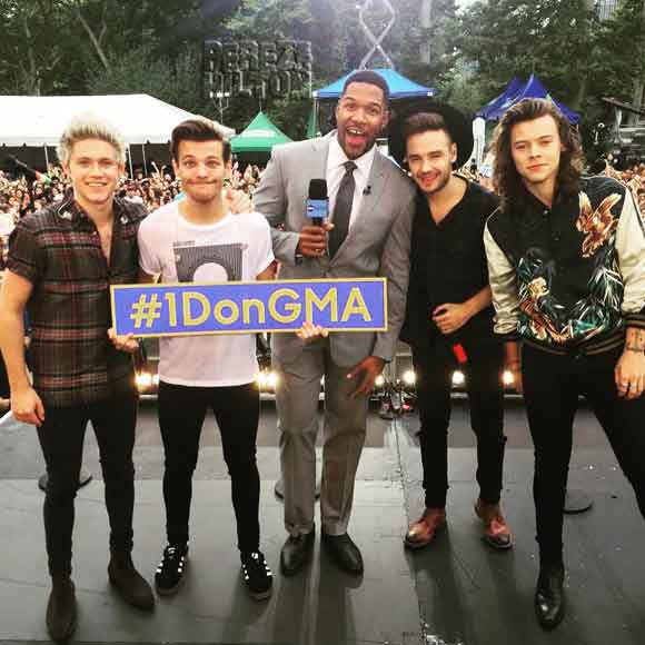 One Direction give 'Drag me Down' its televised debut on Good Morning America