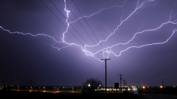 Lightning During a Storm