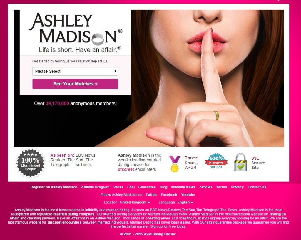 OpEd Ashley Madison Creating adulterers across the world