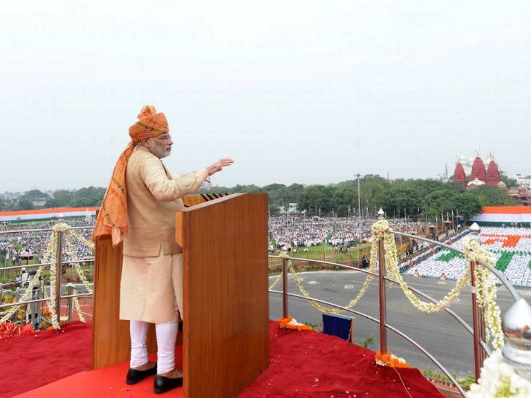 PM Narendra Modi addresses nation from Red Fort