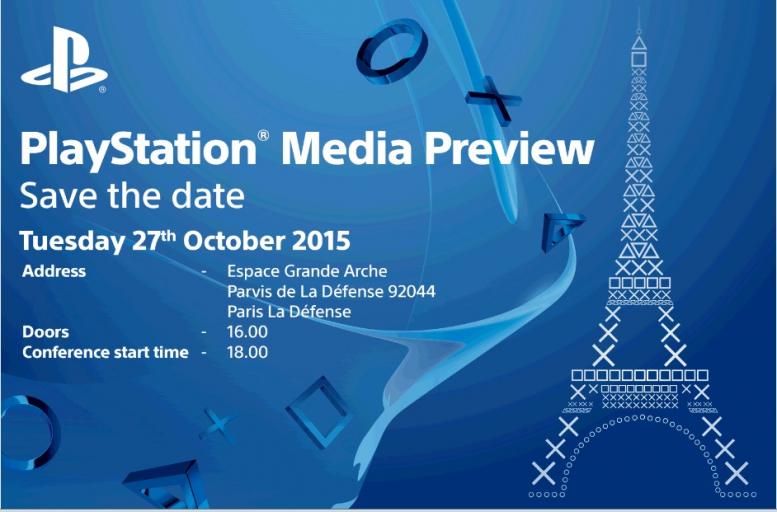 Sony dates Paris Games Week PlayStation conference