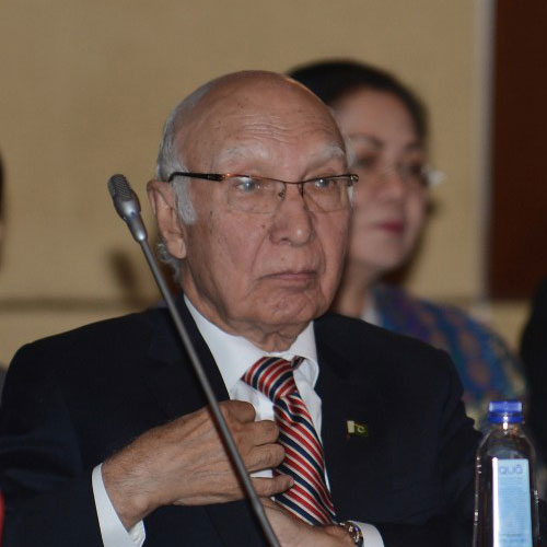 Pakistan's NSA Sartaj Aziz