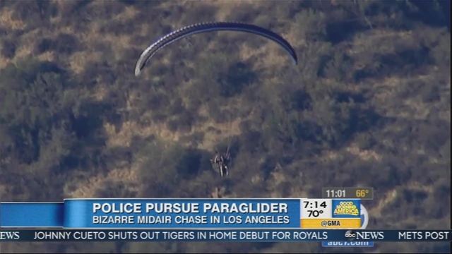 Paraglider prompts strange sky chase after jail flyover                      WMAR